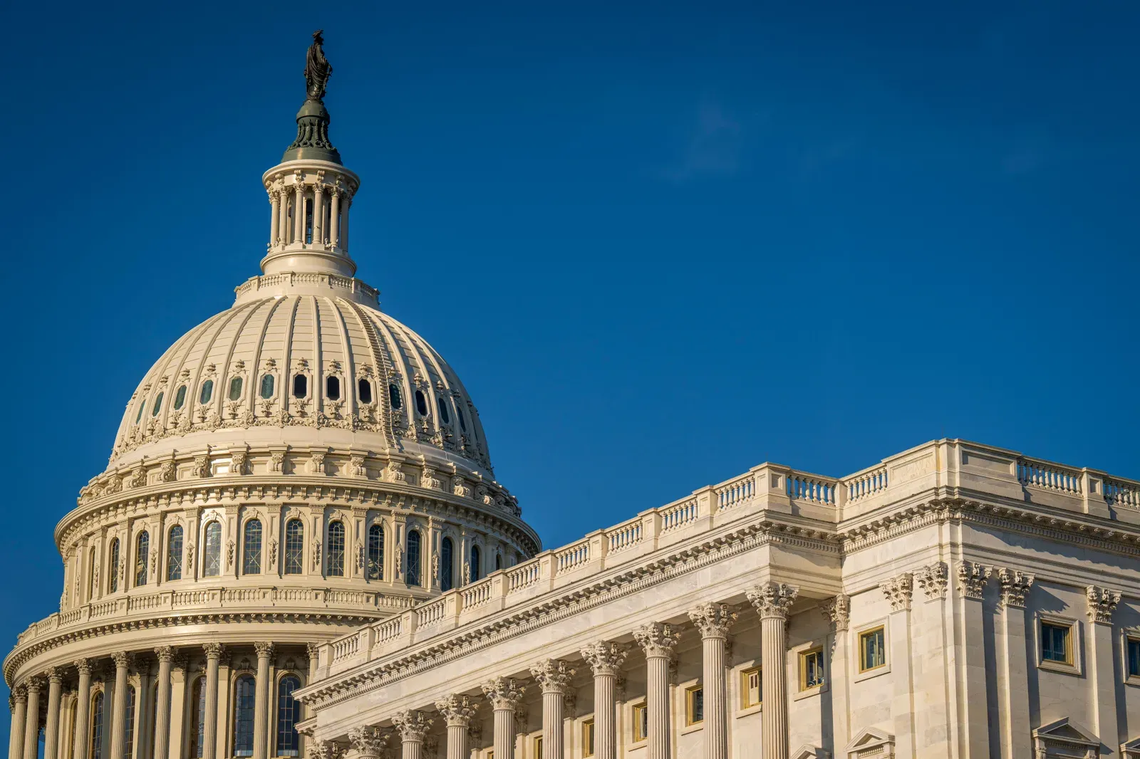 Capitólio dos Estados Unidos em Washington, símbolo da legislação federal americana