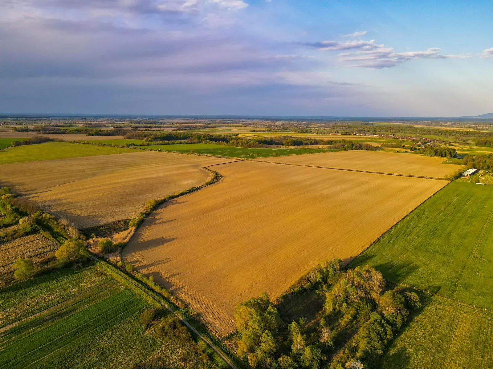 Drone enterprise sobrevoando área agrícola durante levantamento topográfico