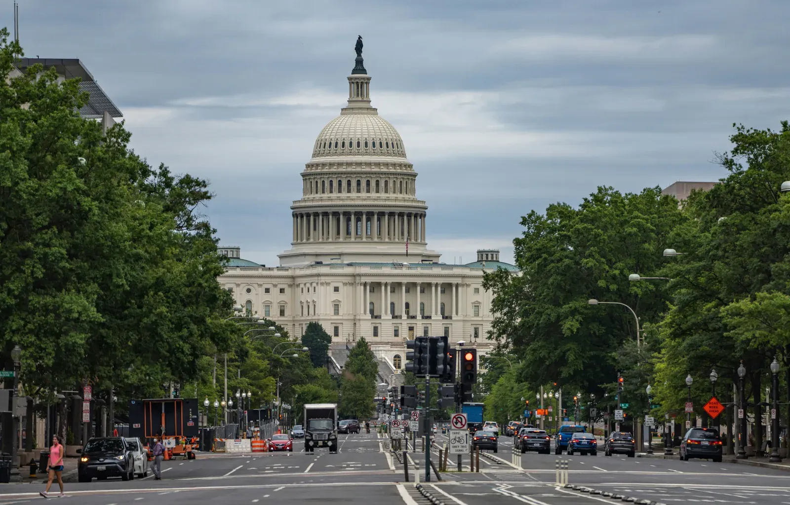 Federal regulatory building in Washington representing FCC authority over drone equipment